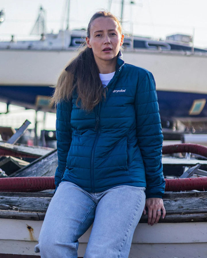 Dryrobe® Deep Sea Blue Women's Light Weight Jacket