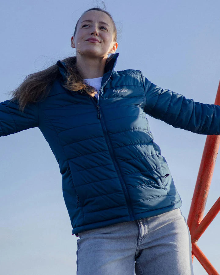 Dryrobe® Deep Sea Blue Women's Light Weight Jacket