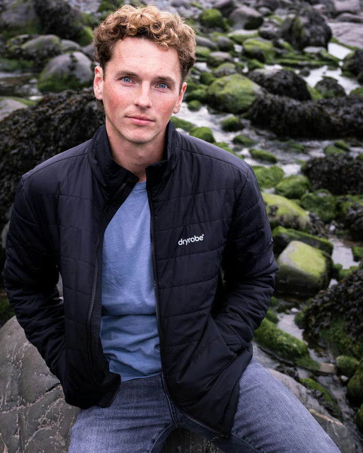 Dryrobe® Black Men's Light Weight Jacket