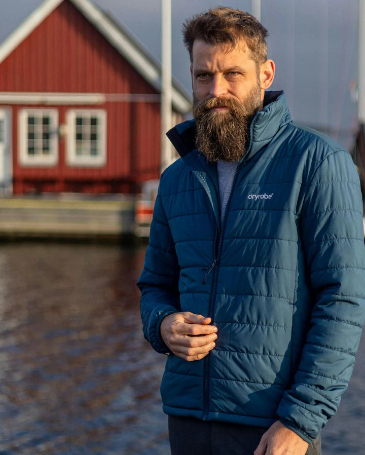 Dryrobe® Deep Sea Blue Men's Light Weight Jacket
