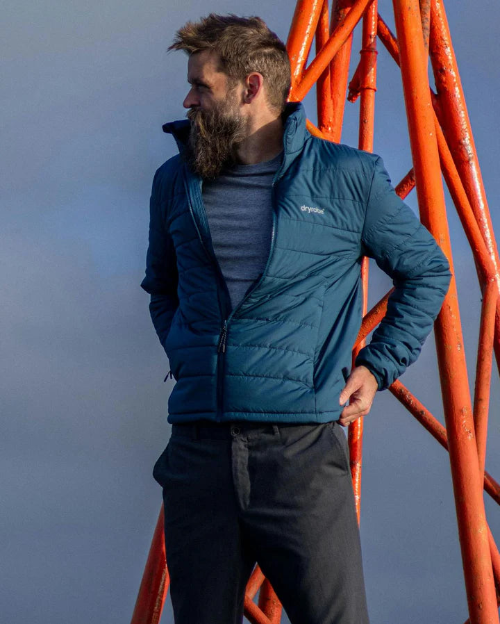 Dryrobe® Deep Sea Blue Men's Light Weight Jacket