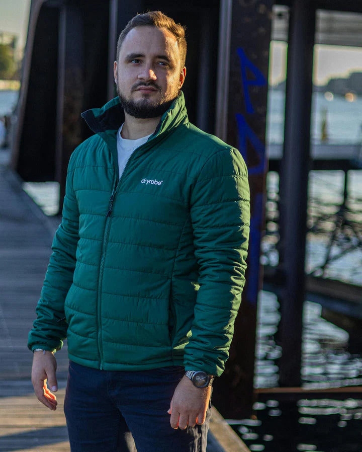 Dryrobe® Hunter Green Men's Light Weight Jacket