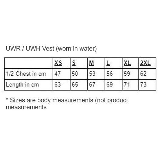SHOALO Custom Design - Unisex UWH / UWR Vest (Singlet / Jersey) * To be worn in the pool / water