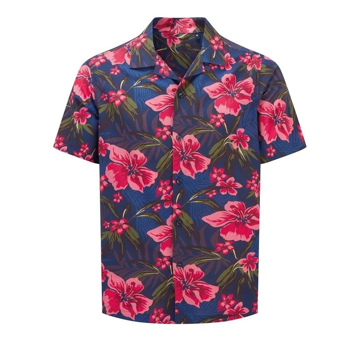 Summer Tour Men's Pink Flower Shirt