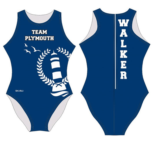 SHOALO Customised - Plymouth University Womens Water Polo Suits + NAME