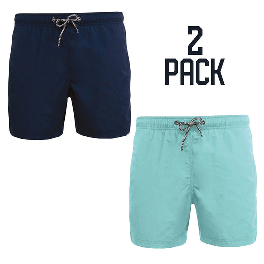 Men's Swim / Beach Shorts - 2 Pack