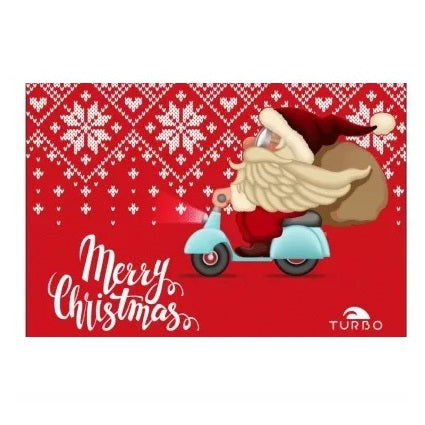 TURBO Merry Christmas - 9890811 - Beach Towel