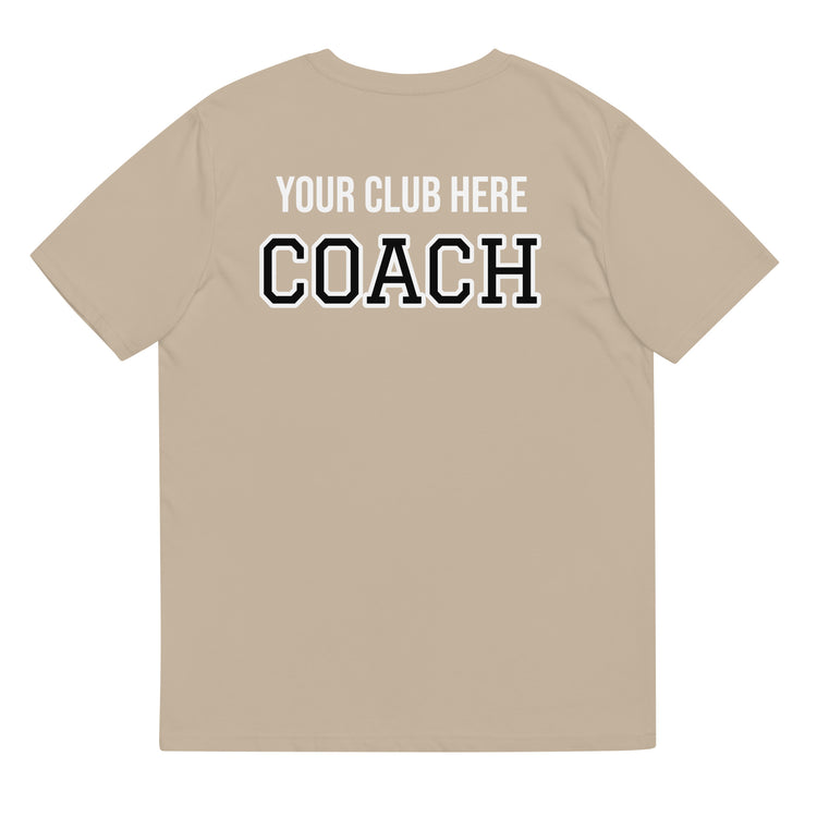 SHOALO Coach - Organic Cotton Men's T-Shirt - CUSTOMISE ME! Various Colours