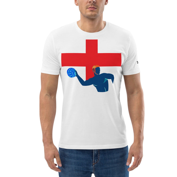SHOALO England Player - Organic Cotton Men's T-Shirt