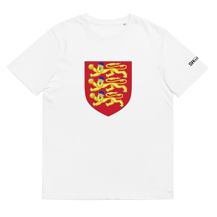 SHOALO - England Premium Organic Cotton Unisex T-Shirt - 2 PACK