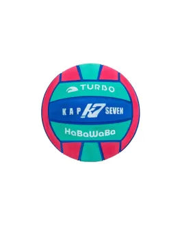 TURBO & KAP 7 - Kids HaBaWaBa 25 Water Polo Ball - Size 3 - Multicoloured