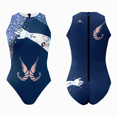 TURBO Crevettes Pailletees Film - 830934 - Womens Water Polo Suits / Costume
