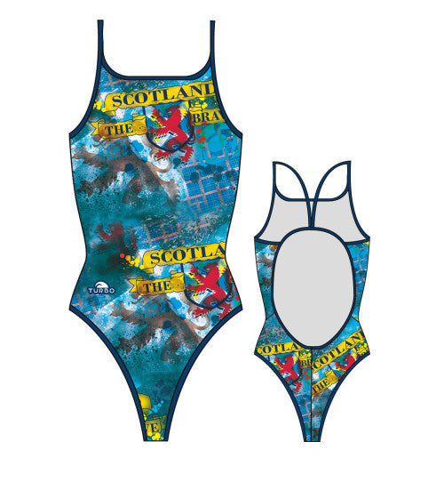 TURBO - 8300802-0099 - Thin Strap Womens Swimsuit / Swimwear / Costume - Swimming
