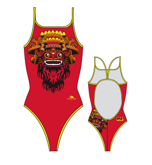 TURBO Bali Rojo  - 8301212-0008 - Thin Strap Womens Swimsuit / Swimwear / Costume - Swimming
