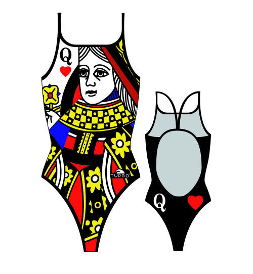 TURBO - 891472 - Thin Strap Womens Swimsuit / Swimwear / Costume - Swimming