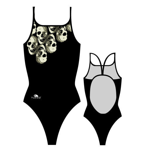TURBO - 891482_0009 - Thin Strap Womens Swimsuit / Swimwear / Costume - Swimming