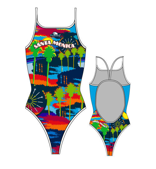TURBO - 894792_0099 - Thin Strap Womens Swimsuit / Swimwear / Costume - Swimming