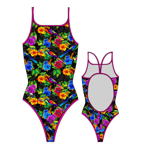 TURBO - 895092-0099 - Thin Strap Womens Swimsuit / Swimwear / Costume - Swimming