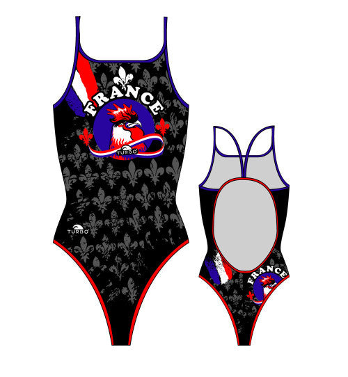 TURBO - 895682-0009 - Thin Strap Womens Swimsuit / Swimwear / Costume - Swimming
