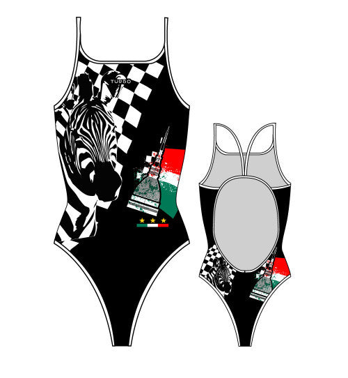 TURBO - 895722-0099 - Thin Strap Womens Swimsuit / Swimwear / Costume - Swimming