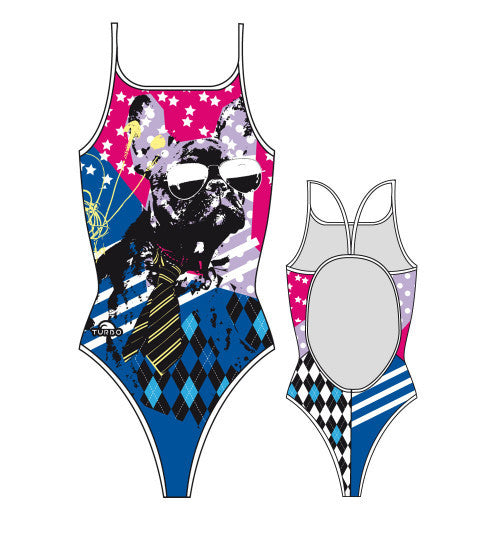 TURBO - 896092-0007 - Thin Strap Womens Swimsuit / Swimwear / Costume - Swimming