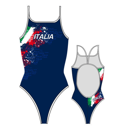 TURBO - 896922-0099 - Thin Strap Womens Swimsuit / Swimwear / Costume - Swimming