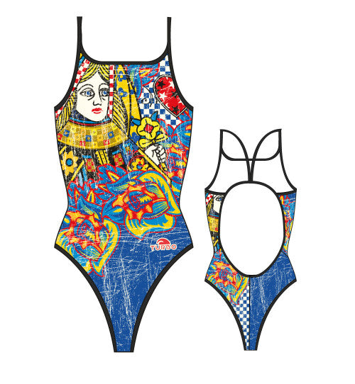 TURBO - 8985522-0099 - Thin Strap Womens Swimsuit / Swimwear / Costume - Swimming