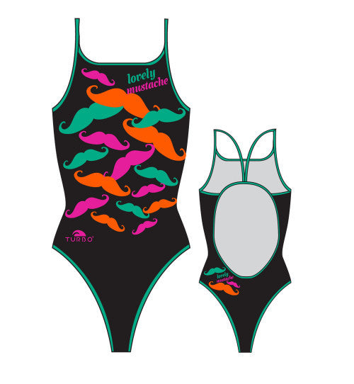 TURBO - 898802-0009 - Thin Strap Womens Swimsuit / Swimwear / Costume - Swimming