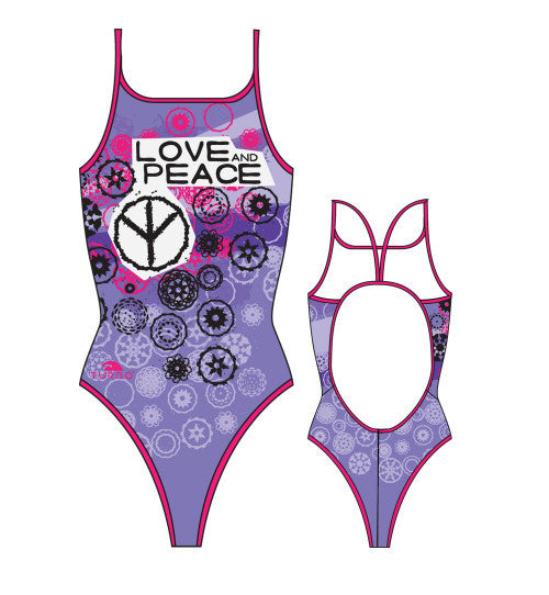 TURBO - 898812-0006 - Thin Strap Womens Swimsuit / Swimwear / Costume - Swimming