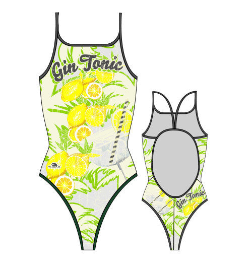 TURBO - 898992-0099 - Thin Strap Womens Swimsuit / Swimwear / Costume - Swimming