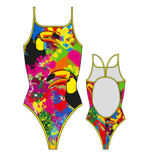TURBO - 899202-0099 - Thin Strap Womens Swimsuit / Swimwear / Costume - Swimming
