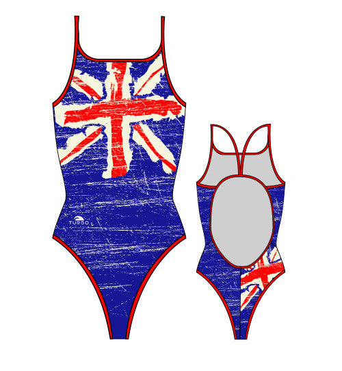 TURBO - 899302-0708 - Thin Strap Womens Swimsuit / Swimwear / Costume - Swimming