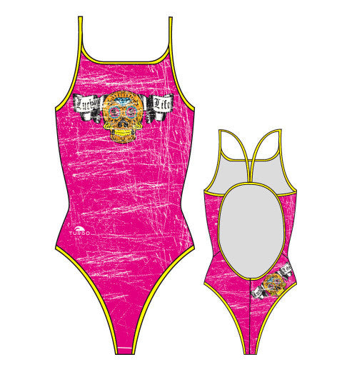 TURBO - 899332-0016 - Thin Strap Womens Swimsuit / Swimwear / Costume - Swimming