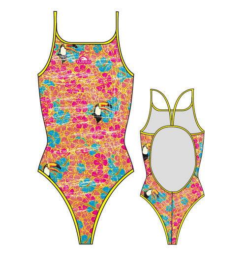 TURBO - 899362-0099 - Thin Strap Womens Swimsuit / Swimwear / Costume - Swimming