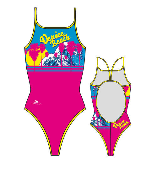 TURBO - 899732-0099 - Thin Strap Womens Swimsuit / Swimwear / Costume - Swimming