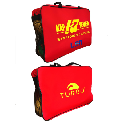 TURBO + KAP 7 Bag 98011 - Holds 6 Mens Water Polo Balls