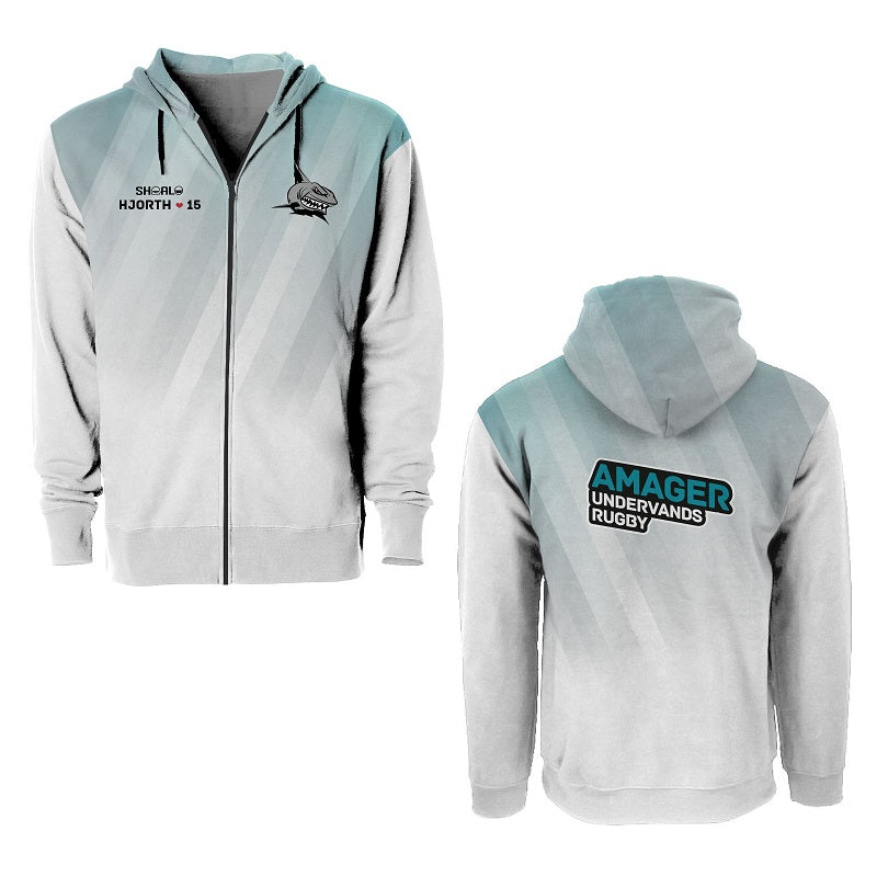 SHOALO Customised - Amager Unisex Hoody / Hoodie (zip-up