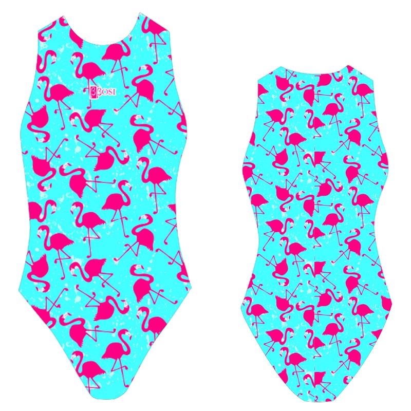 BBOSI Flamingo - Womens Water Polo Suits / Costume