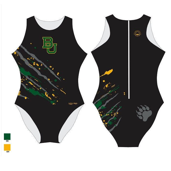 Waterpoloshop - H2OTOGS Customised - Baylor Uni Womens Water Polo Suits