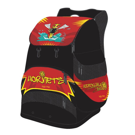 Waterpoloshop - SHOALO Customised - Hinckley Hornets Backpack / Rucksack + NAME