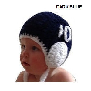 Dark Blue - H2OTOGS Customised - Water Polo Crocheted / Knitted Babies Cap / Hat