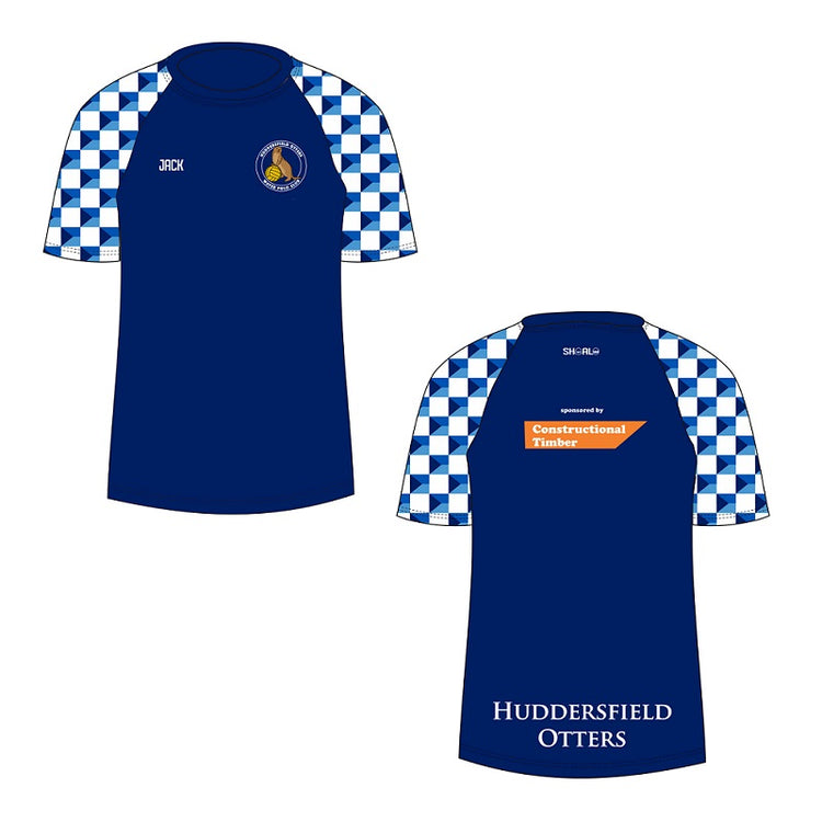 SHOALO Customised - Huddersfield Otters MESH T-Shirt (Childrens) + NAME