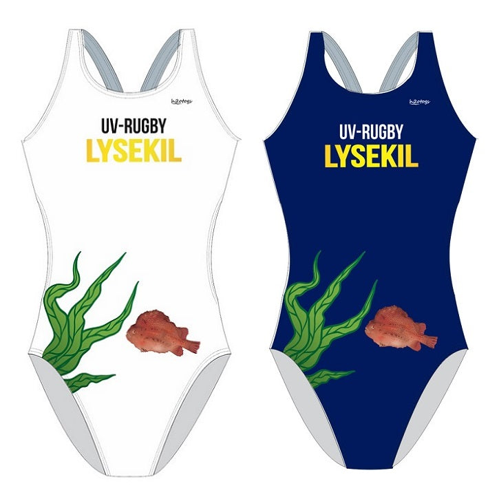 SHOALO Customised - Lysekil Underwater Rugby Womens Bladeback Swimsuit + NAME