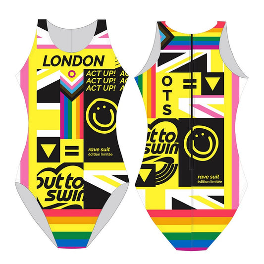SHOALO Customised - OTS Rave Womens Water Polo Suits (INTERNATIONAL CUT)