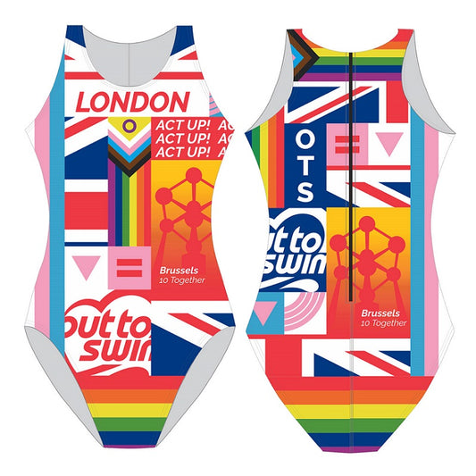 SHOALO Customised - OTS Brussels Womens Water Polo Suits (INTERNATIONAL CUT)
