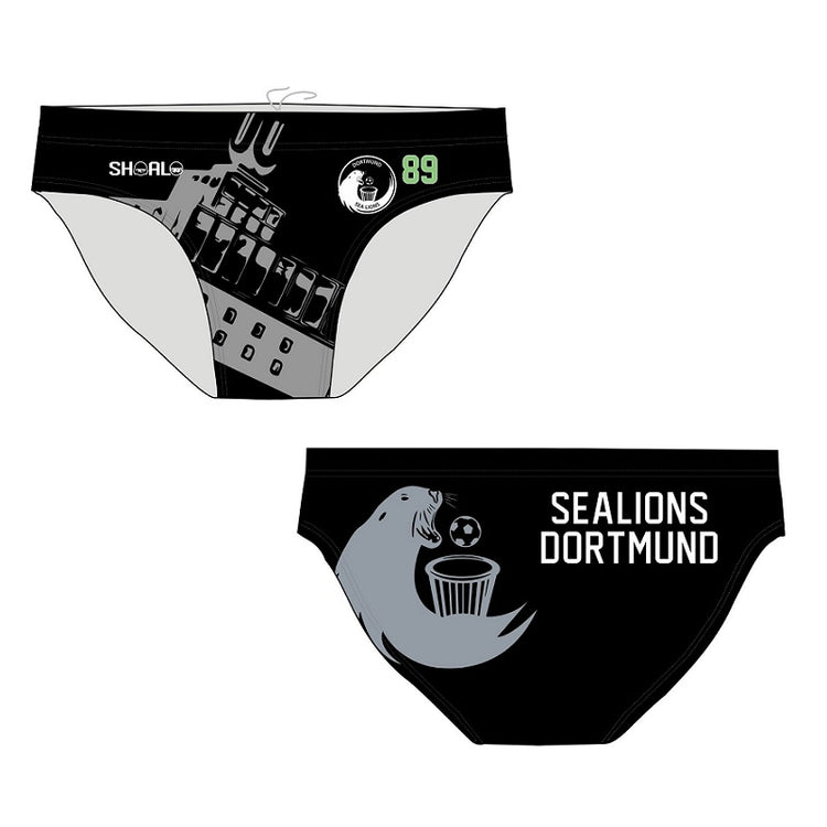 SHOALO Customised - Sealions Mens Water Polo Suits + NUMBER