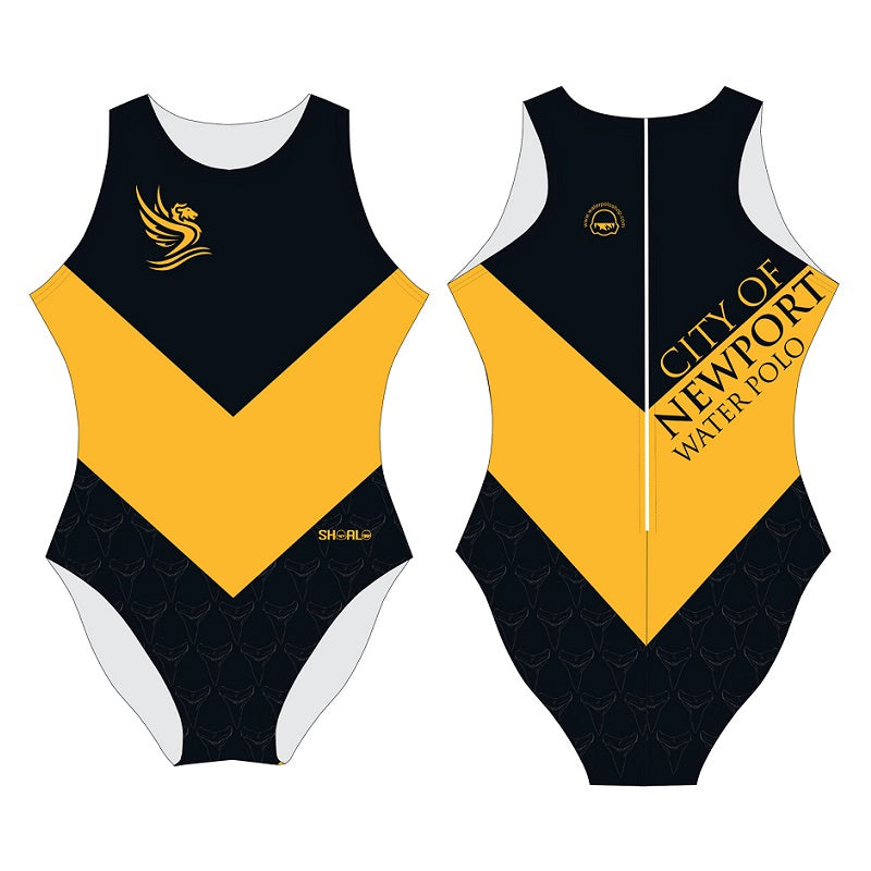 SHOALO Customised City of Newport Womens Water Polo Suits