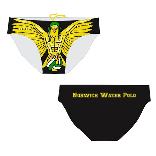 SHOALO Customised - Norwich Mens Water Polo Suits ** DESIGN 2 - LARGE BIRD **