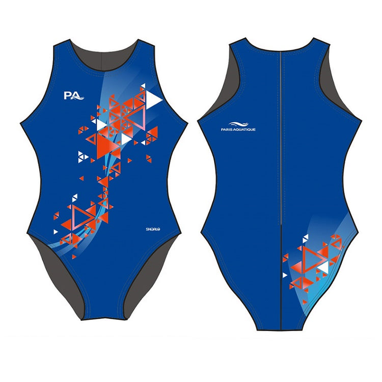 SHOALO Customised - Paris-Aquatique Womens Water Polo Suits