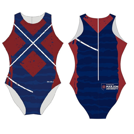 SHOALO Customised - Marjon Uni Womens Water Polo Suits + NAME